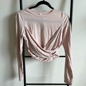 Lululemon gather and grow wrap long sleeve Feather Pink